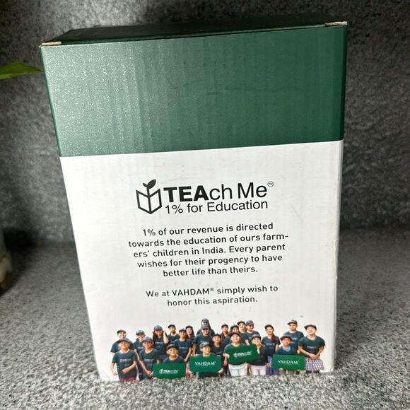 NIB VAHDAM Shimmer Borosilicate Glass Double Walled Teacups Set Of 2 - Picture 6 of 8